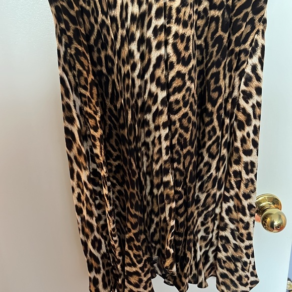 ZARA | Leopard Print V-Neck Mini Dress Sz S - Picture 6 of 6